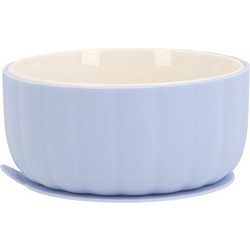 Κεραμικό Μπωλ 375ml Powder Blue Με Αντιολισθητική Βάση Από Σιλικόνη Tutete