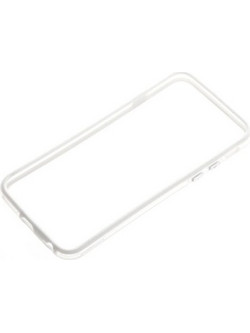 Θήκη Stylish Protective Bumper Frame για iPhone 6 4.7" - Άσπρο / Διάφανο (OEM)