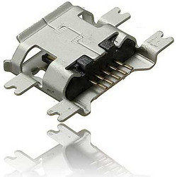 Micro USB Jack Socket SMD SMT 5 Pin Female Shen Plate Θηλυκό Βύσμα