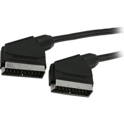ΚΑΛΩΔΙΟ MEDIARANGE SCART/SCART 3.0M BLACK - (MRCS107)