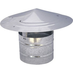 Καπέλο Αντιανεμικό INOX Φ150