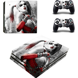 Πλήρες σετ αυτοκόλλητων PS4 Pro Harley Quinn FULL BODY Accessory Wrap Sticker Skin Cover Decal για Playstation 4 Pro (OEM)