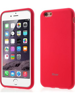 ROAR KOREA Θήκη Σιλικόνης TPU Ματ για iPhone 6s Plus / 6 Plus - Φούξια