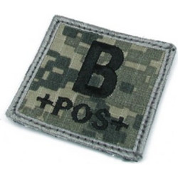 King Arms Cube Blood Type Patch - ACU - B