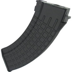 King Arms 600rds Waffle Pattern Mag for AK series - BK
