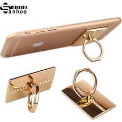 Mobile Phone Ring Holder with sticker - Rose Gold (OEM)