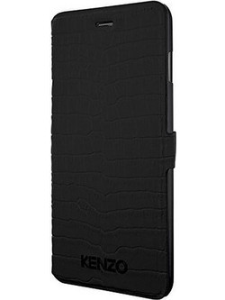 Θήκη KENZO Πορτοφόλι Crocodile Print για iPhone 6 PLUS , 6s PLUS - Μαύρο