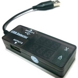 3A Bicolor Mini USB Charger Doctor Voltage Current Meter Tester for Mobile Phone Computer Car w/ Dual USB Output - 03