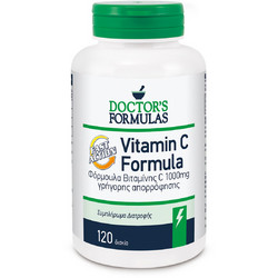 Doctor's Formulas Vitamin C Formula Fast Action 1000mg 120 Ταμπλέτες
