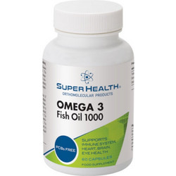 Super Health Omega 3 Fish Oil 1000 Ιχθυέλαιο 60 Κάψουλες