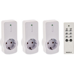 Remote Control Socket Set (3 Pack) Τηλεχειριζόμενες Πρίζες Vlw socket 3