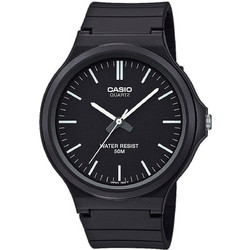Casio Standard Ανδρικό Ρολόι με Μαύρο Καουτσούκ Λουράκι MW-240-1EVEF