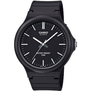 Casio Standard Ανδρικό Ρολόι με Μαύρο Καουτσούκ Λουράκι MW-240-1EVEF Casio Standard Ανδρικό Ρολόι με Μαύρο Καουτσούκ Λουράκι MW-240-1EVEF