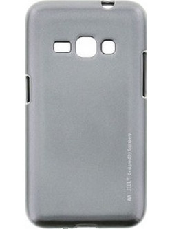 Θήκη Mercury i-Jelly για Samsung J120 Galaxy J1 (2016) Back cover TPU Metal Grey