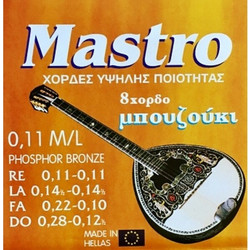 Mastro Σετ 8 Χορδές Μπουζουκιού Phosphor Bronze 11-28"