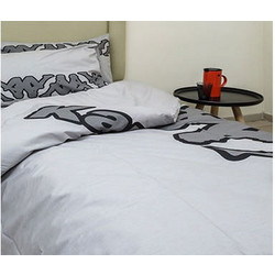 Homeline Παιδικό Πάπλωμα Μονό Βαμβακερό 165x245 Kappa 916 White