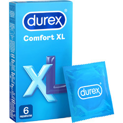 Durex Comfort XL Προφυλακτικά με Λιπαντικό 6τμχ