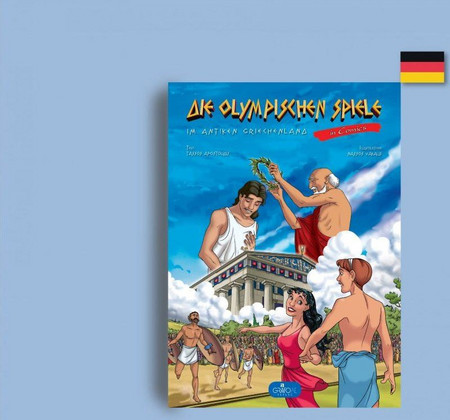 Die Olympischen speile in Altgriechenland in comics