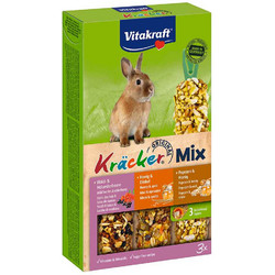 Vitakraft Kracker Mix Rabbit with Berries, Honey & Popcorn 3τμχ 160gr