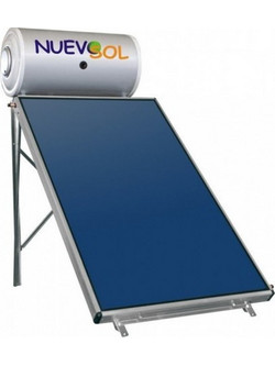 Nuevosol Ηλιακός Θερμοσίφωνας 120lt 2m² Glass Διπλής Ενέργειας