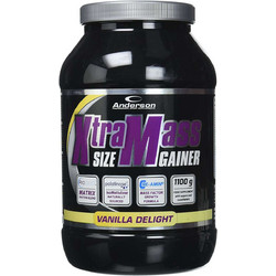 Anderson Xtra Mass Size Gainer Vanilla Delight Πρωτεΐνη Ορού Γάλακτος Όγκου 1.1kg
