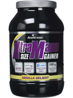 Anderson Xtra Mass Size Gainer Vanilla Delight Πρωτεΐνη Ορού Γάλακτος Όγκου 1.1kg