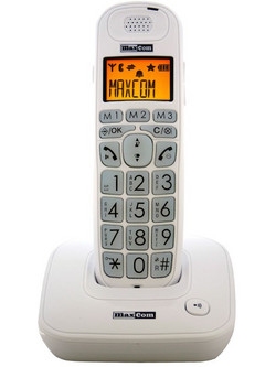 Maxcom MC6800 Ασύρματο Τηλέφωνο με Ανοιχτή Ακρόαση για Ηλικιωμένους Λευκό