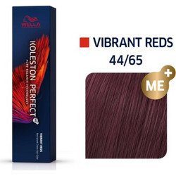 Wella Koleston Perfect Me+ Vibrant Reds 44/65 Έντονο Καστανό Βιολέ Μαονί Ενισχυτικό Βαφής Μαλλιών 60ml