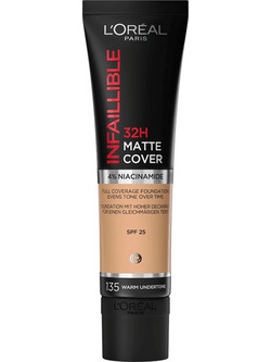 L'Oreal Paris Infaillible 24h Matte Cover 135 Radiant Vanilla Liquid Make Up 35ml