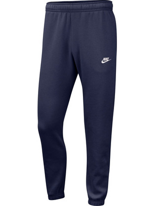 Nike Sportswear Club Ανδρικό Παντελόνι Φόρμας Fleece με Λάστιχο Navy Μπλε BV2737-410