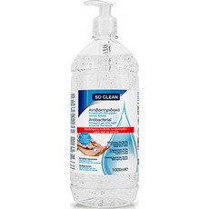 So Clean Αντισηπτικό Gel Χεριών με Αντλία 1lt