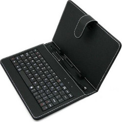 Lamtech Book With Keyboard Black (Universal 10.1")