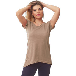 Bodymove Γυναικείο Αθλητικό T-Shirt Καφέ 894-12
