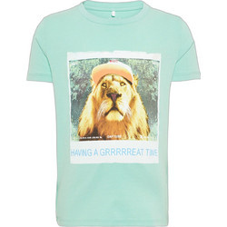 Name It Παιδικό T-Shirt Κοντομάνικο Μπλε 13163507