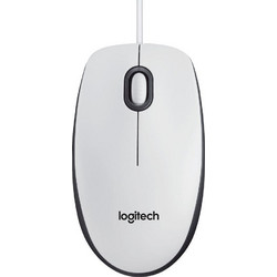 Logitech M100 Ενσύρματο Ποντίκι White