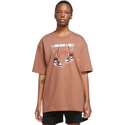 Jordan Flight Γυναικείο Αθλητικό T-Shirt Καφέ DV1411-215