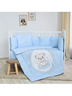 Lorelli Lily Little Bear Σετ Κούνιας Blue 4τμχ