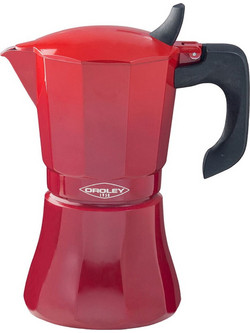Oroley Petra Μπρίκι Espresso 9Cups Κόκκινο