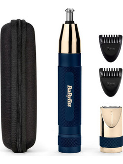 Babyliss Trimmer Μηχανή Ανδρική Προσώπου Μύτης Φρυδιών & Αυτιών E112E