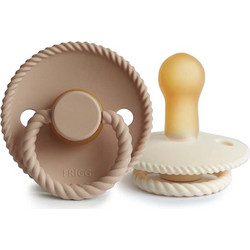 Frigg Rope Καουτσούκ Cream/Croissant 6-18m 2τμχ