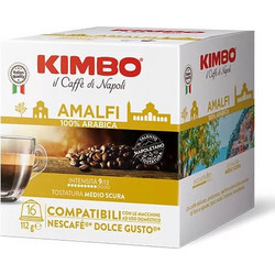 Kimbo Κάψουλες Espresso Amalfi Συμβατές με Μηχανή Dolce Gusto 96τμχ
