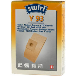 Swirl Y 93 Σακούλες Σκούπας 5τμχ Συμβατές με Σκούπα Clatronic / Swirl / Severin / Taurus / Tristar