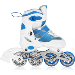 Spokey Tony Inline Αυξομειούμενα Rollers Παιδικά Λευκά Μπλε