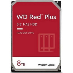 Western Digital Red Plus NAS 8TB HDD Σκληρός Δίσκος 3.5" SATA 3 5400rpm με 256MB Cache WD80EFPX