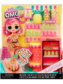 MGA Entertainment L.O.L. Surprise OMG Studio Sweet Nails Pinky Pops Fruit Shop