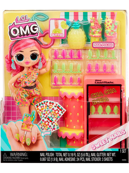 MGA Entertainment L.O.L. Surprise OMG Studio Sweet Nails Pinky Pops Fruit Shop