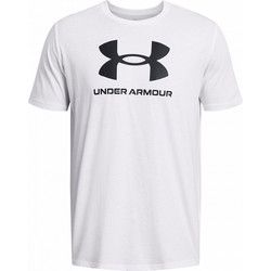 Under Armour Sportstyle Logo Update Ανδρικό Αθλητικό T-Shirt Λευκό Rusted 1382911-100