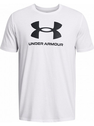Under Armour Sportstyle Logo Update Ανδρικό Αθλητικό T-Shirt Λευκό Rusted 1382911-100