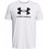 Under Armour Sportstyle Logo Update Ανδρικό Αθλητικό T-Shirt Λευκό Rusted 1382911-100