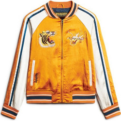 Superdry Suikajan Γυναικείο Μπουφάν Bomber Μακρύ Κίτρινο W5011666A-8LN